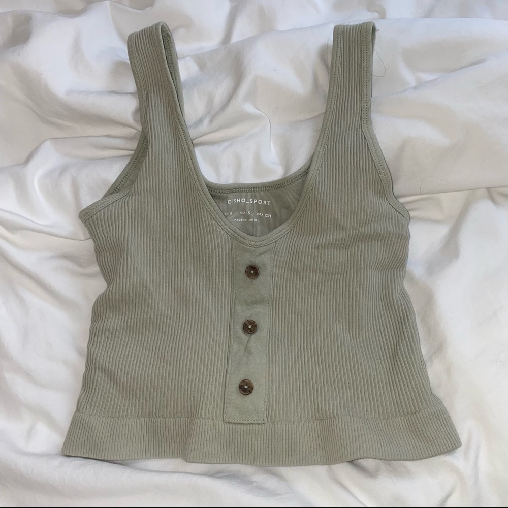 Light Green Pastel Tank Top